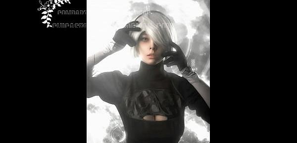  2b nier automata cosplay disharmonica